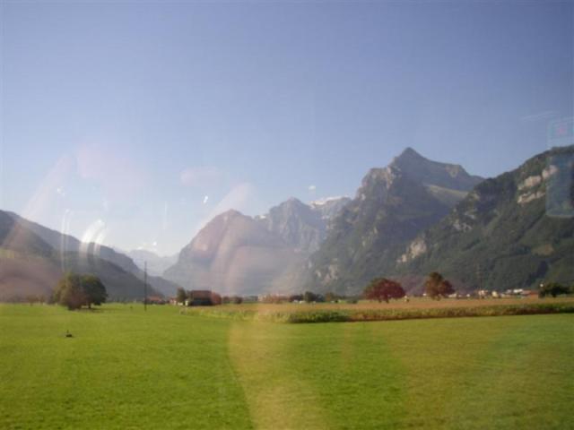 Swiss Alps with Mike s reflection